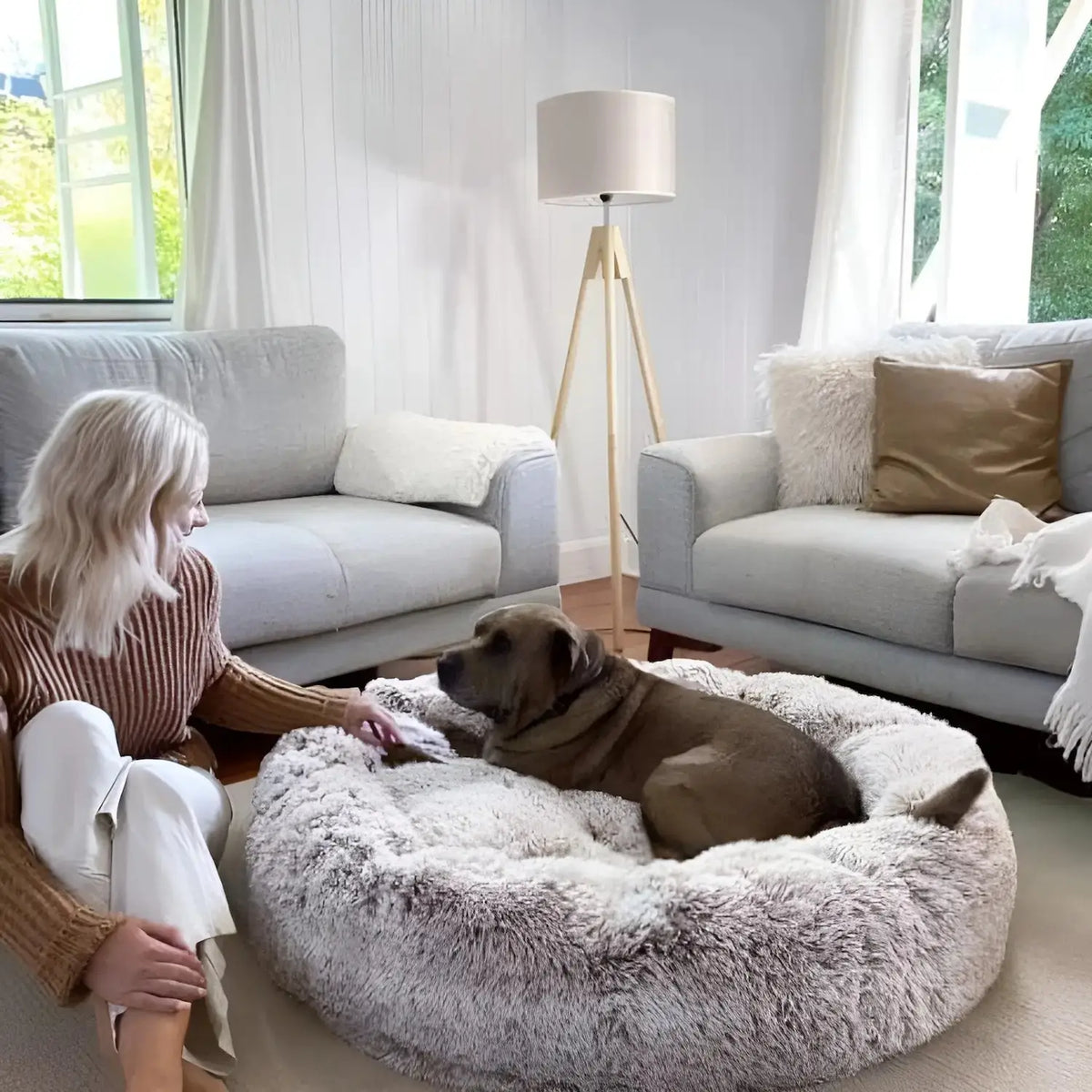MAVORNE CalmCloud Anti-Anxiety Dog Bed 5