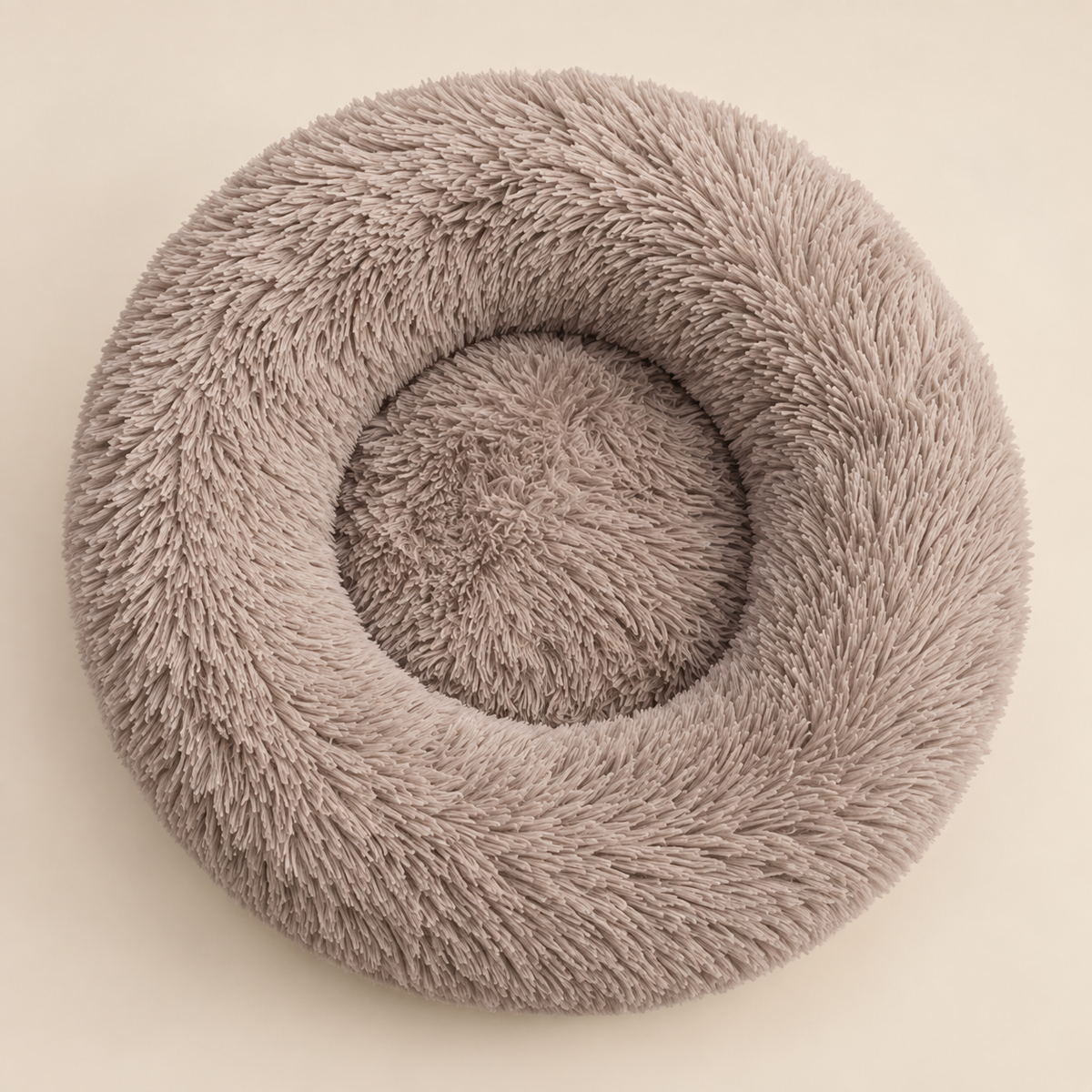 Mavorne Plush Donut Dog Bed