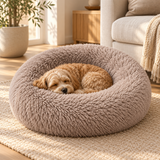 Mavorne Plush Donut Dog Bed