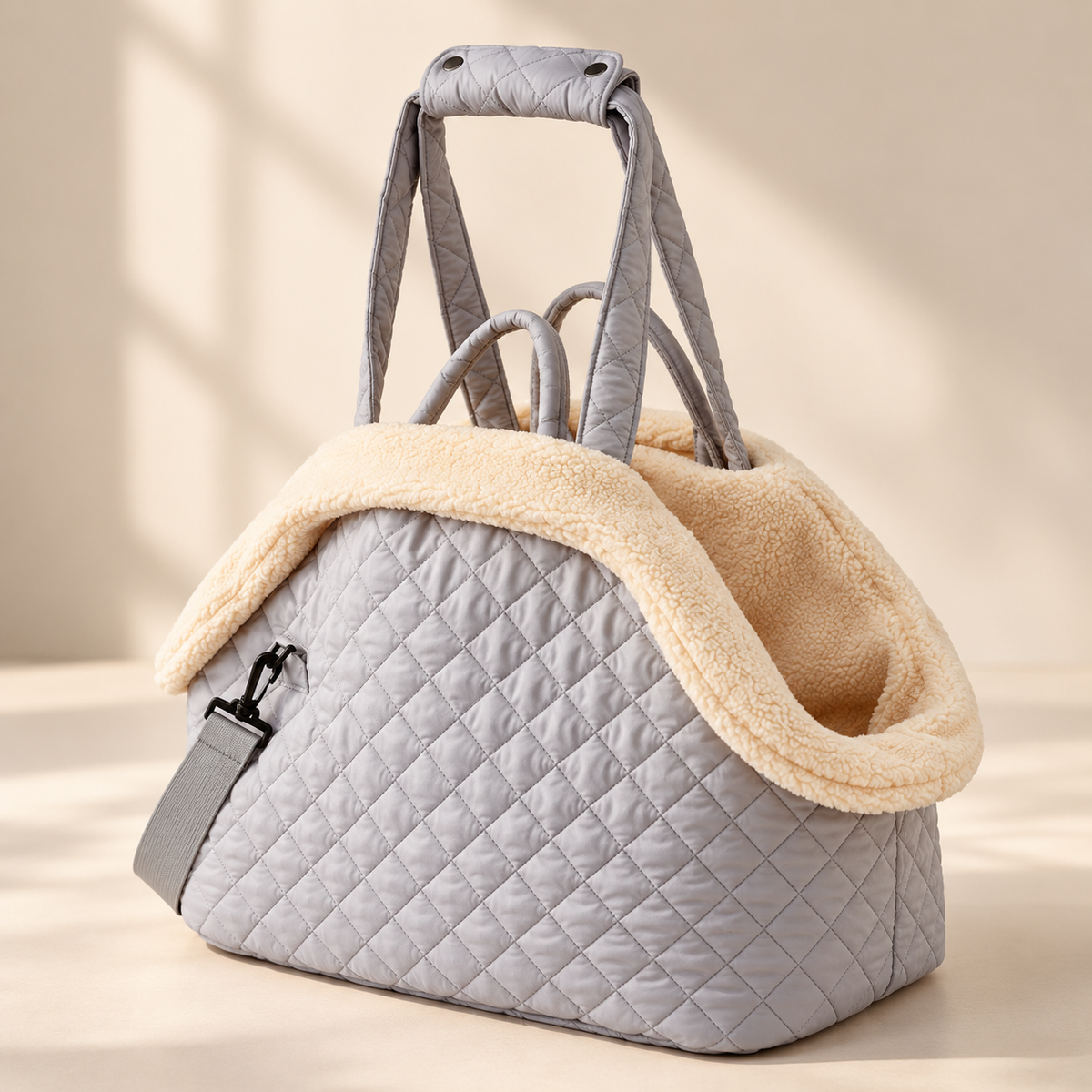 Mavorne Quilted Pet Carrier Bag