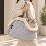 Mavorne Quilted Pet Carrier Bag